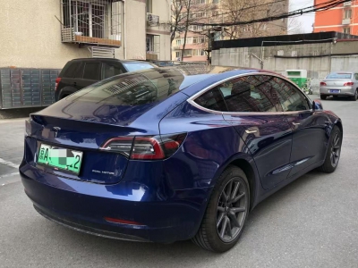 鲸牌链-京牌车长租平台-闲置京牌车长租：4000 元/月 特斯拉Model 3 四驱长续航 5座 纯电小轿车 尾号2 