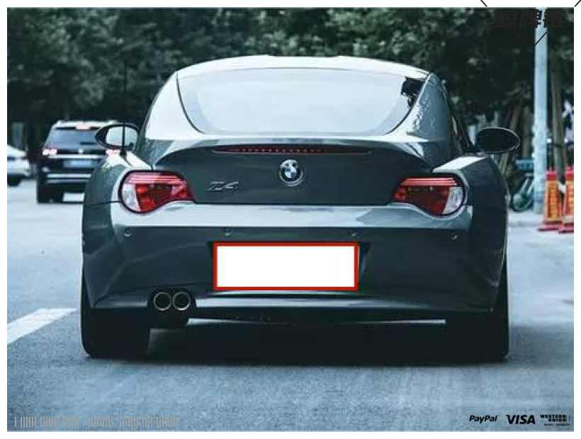 后侧-闲置京牌车长租：3500 元/月 宝马BMW Z4 2座 汽油小轿车 尾号6 
