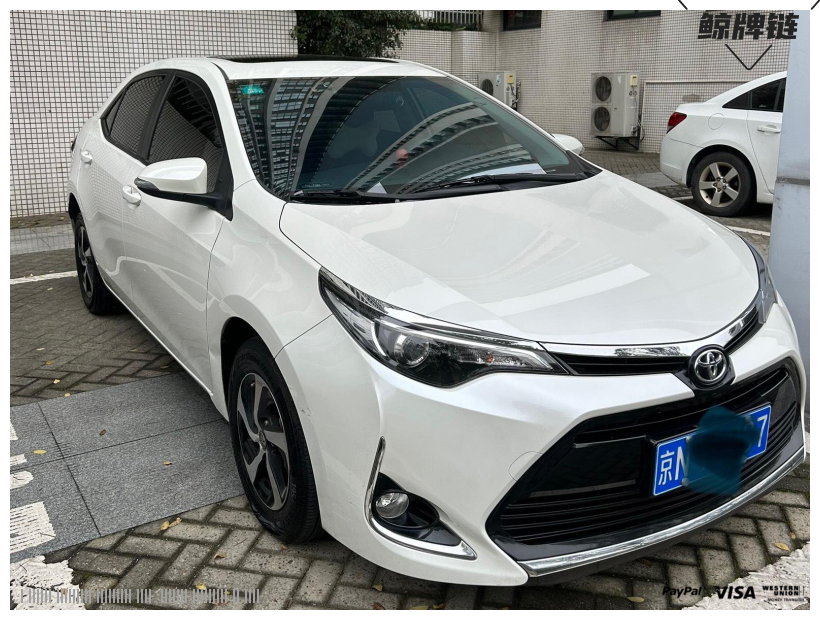鲸牌链-京牌车长租平台-闲置京牌车长租：2800 元/月 丰田雷凌1.2T 5座 汽油小轿车 尾号7 