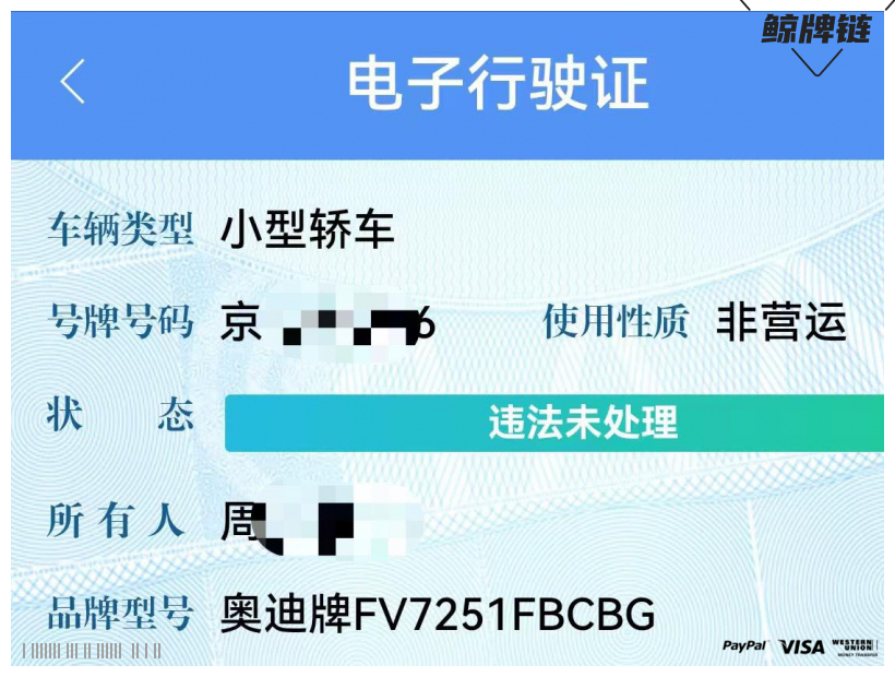 鲸牌链-京牌车长租平台-闲置京牌车长租：6000 元/月 奥迪奥迪a6L 5座 汽油小轿车 尾号6 