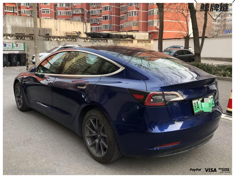 鲸牌链-京牌车长租平台-闲置京牌车长租：4000 元/月 特斯拉Model 3 四驱长续航 5座 纯电小轿车 尾号2 