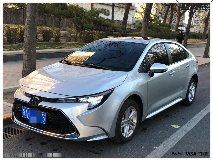 鲸牌链-京牌车长租平台-闲置京牌车长租：2600 元/月 丰田雷凌 5座 汽油小轿车 尾号5 