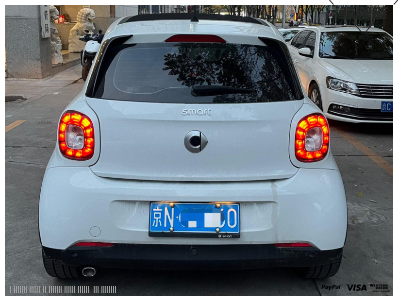 鲸牌链-京牌车长租平台-闲置京牌车长租：1500 元/月 SMARTForfour 66kw 5座 汽油小轿车 尾号0 