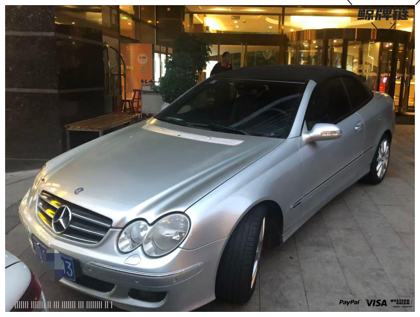 鲸牌链-京牌车长租平台-闲置京牌车长租：2500 元/月 奔驰银色CLK敞篷车 4座 汽油小轿车 尾号3 