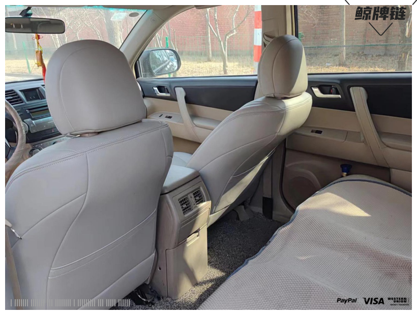 鲸牌链-京牌车长租平台-闲置京牌车长租：2300 元/月 丰田汉兰达运动版两驱 5座 汽油SUV 尾号2 