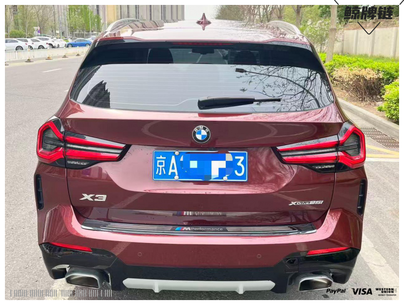 鲸牌链-京牌车长租平台-闲置京牌车长租：5000 元/月 宝马BMW X3 5座 汽油SUV 尾号3 