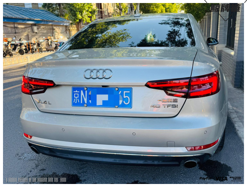 鲸牌链-京牌车长租平台-闲置京牌车长租：3800 元/月 奥迪奥迪A4L 5座 汽油小轿车 尾号5 