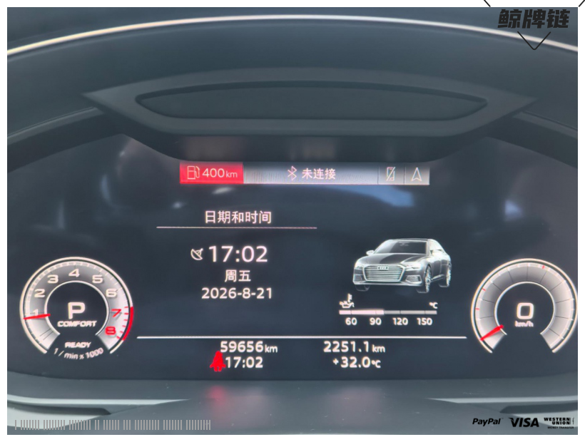 鲸牌链-京牌车长租平台-闲置京牌车长租：6000 元/月 奥迪A6 45TFSI 四驱版 5座 汽油小轿车 尾号6 