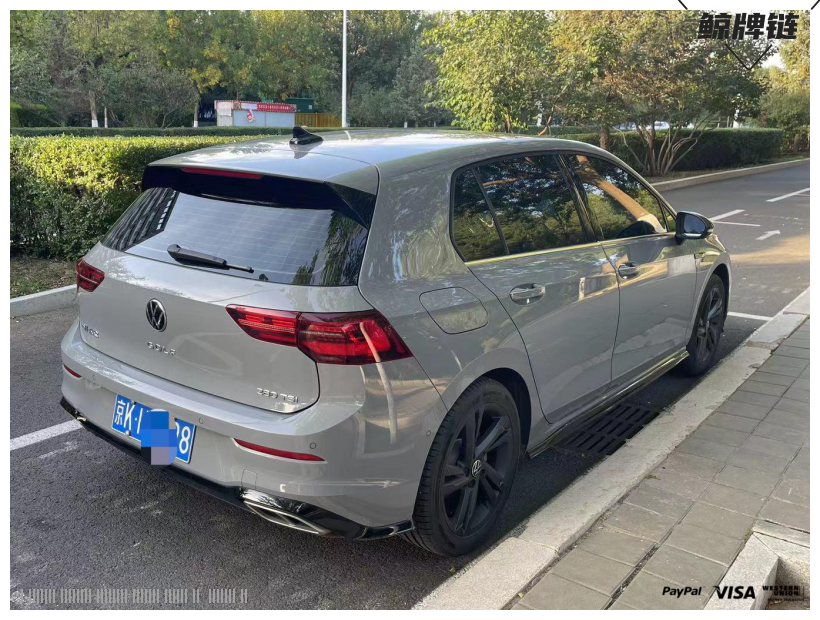 鲸牌链-京牌车长租平台-闲置京牌车长租：2800 元/月 大众高尔夫8 R-LINE 5座 汽油小轿车 尾号8 