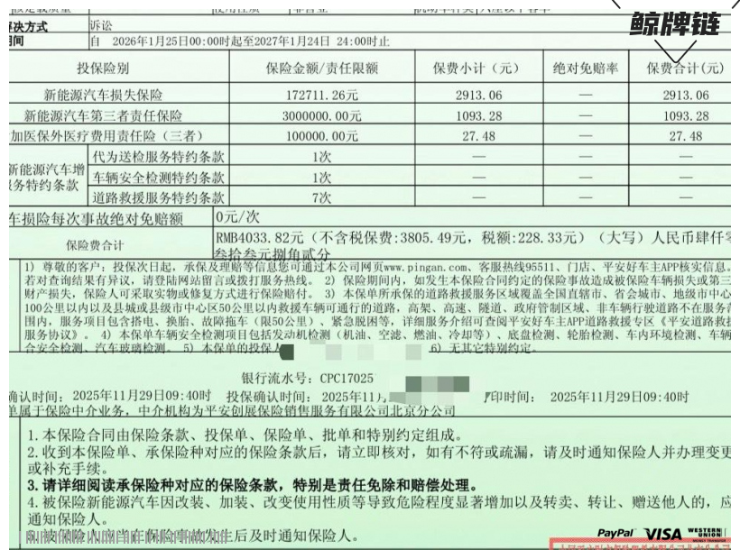 鲸牌链-京牌车长租平台-闲置京牌车长租：3500 元/月 特斯拉Model Y 21款 四驱长续航版 5座 纯电SUV 尾号7 