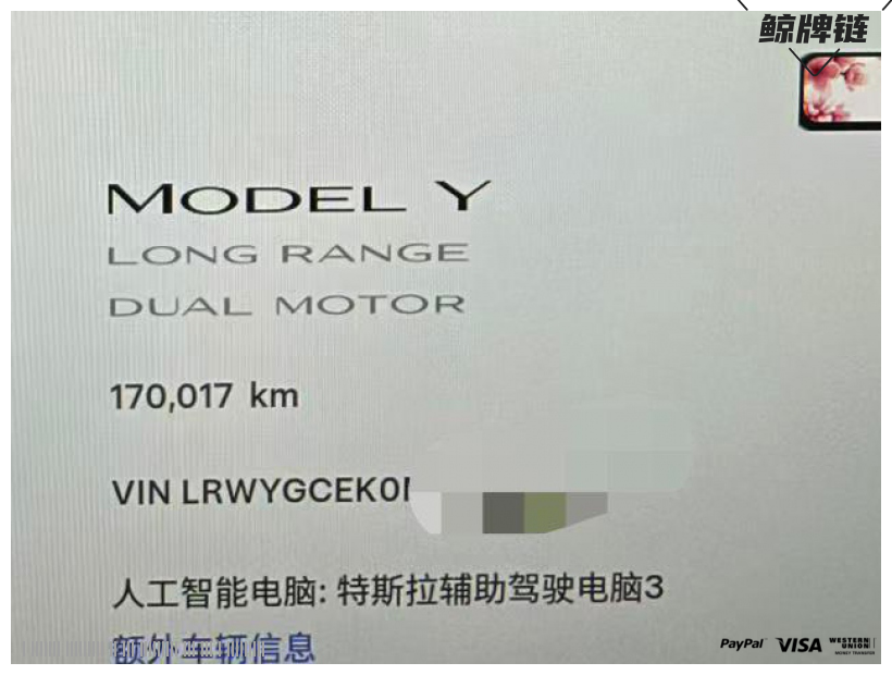 鲸牌链-京牌车长租平台-闲置京牌车长租：3800 元/月 特斯拉modelY 5座 纯电SUV 尾号6 